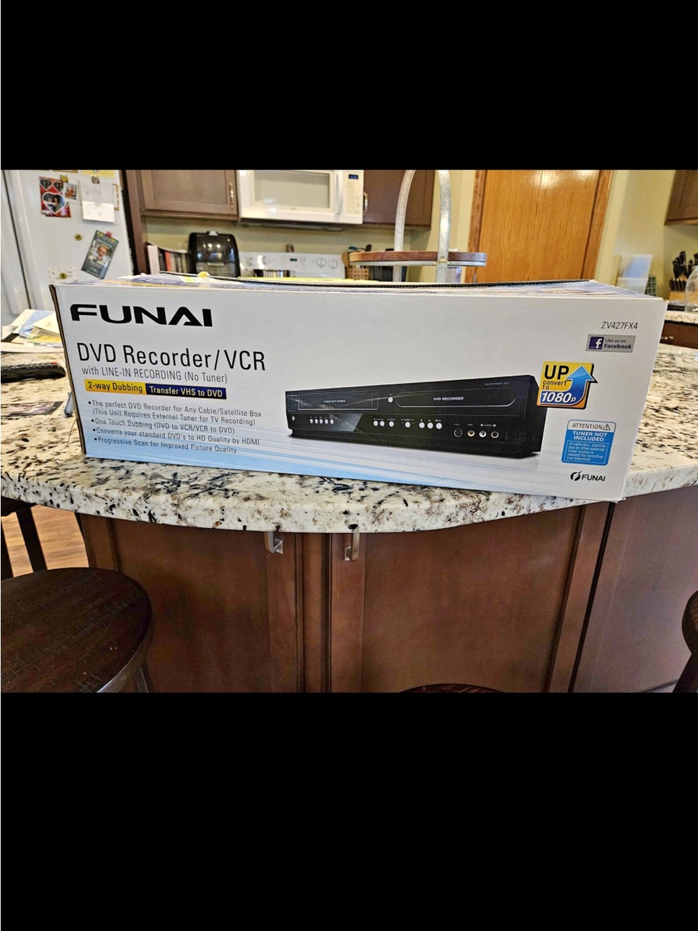Black DVD Recorder/VCR Combo - DVD Recorder/VCR